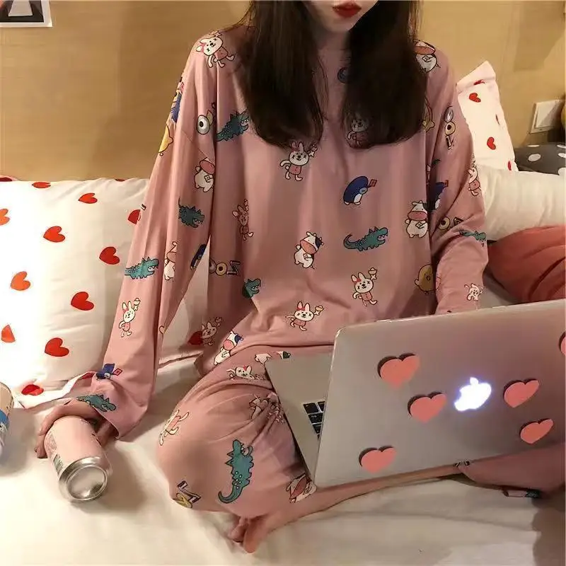 Women Sleepwear Pajama set Cardigan Doll Collar Long Sleeves Women Sleep Breathable Solid Color Single Breasted Pajamas Women
Women Sleepwear Pajama set Cardigan Doll Collar Long Sleeves Women Sleep Breathable Solid Color Single Breasted Pajamas Women