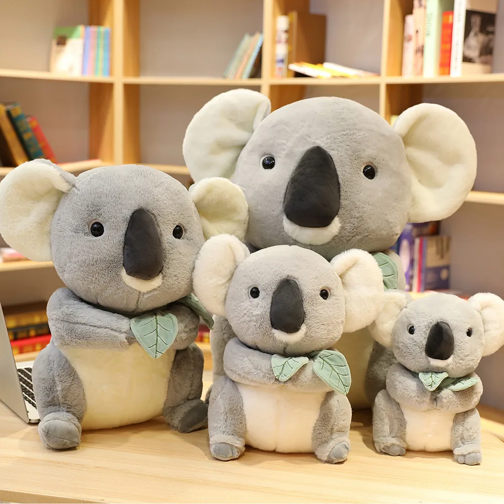 Фото Большие мягкие коалы медведь плюшевые игрушки приключения коала кукла кавайная