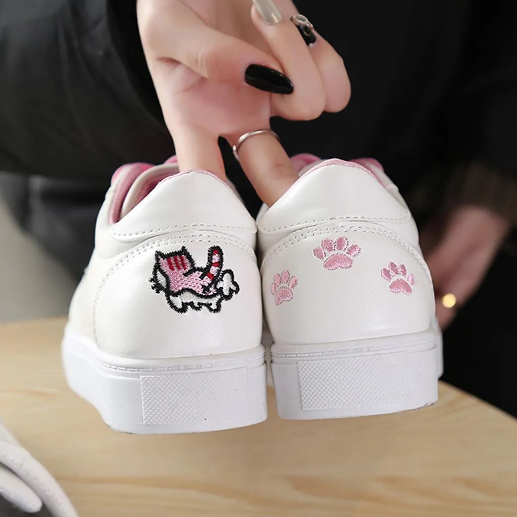 Women's Vulcanize Shoes Classic Leather Shoes Ladies Simple Solid Lace-Up Round Women Shoes Sneakers Women Shoes 942419
Women's Vulcanize Shoes Classic Leather Shoes Ladies Simple Solid Lace-Up Round Women Shoes Sneakers Women Shoes 942419