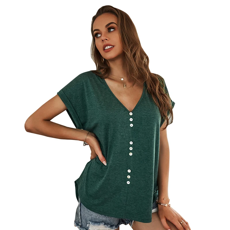 Gezelligheid Summer Clothes For Women 2021 New Fashion Sexy Knitted V-Neck Loose Casual T Shirt Women's Clothing Cotton Tops
Gezelligheid Summer Clothes For Women 2021 New Fashion Sexy Knitted V-Neck Loose Casual T Shirt Women's Clothing Cotton Tops