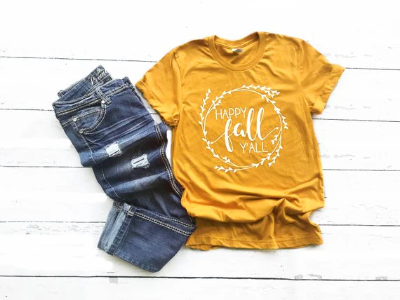 Happy Fall Y'all T-Shirt Summer Stylish Outfits Hipster Funny Women's Graphic Tee Fall Harajuku Slogan Aesthetic Gray Tops
Happy Fall Y'all T-Shirt Summer Stylish Outfits Hipster Funny Women's Graphic Tee Fall Harajuku Slogan Aesthetic Gray Tops