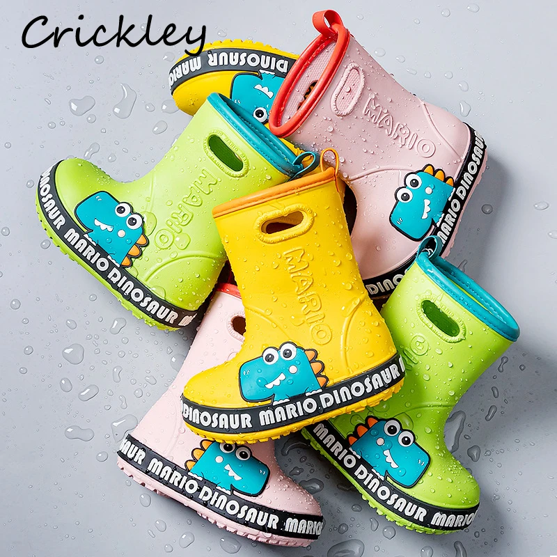 New Cartoon Dinosaur Children Rain Boots Waterproof EVA Soft Toddler Boys Girls Rainboots Light Anti Slip Kids Water Shoes
New Cartoon Dinosaur Children Rain Boots Waterproof EVA Soft Toddler Boys Girls Rainboots Light Anti Slip Kids Water Shoes