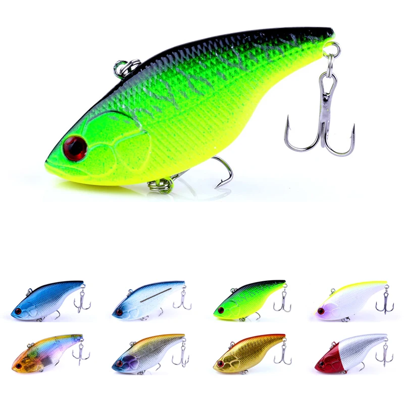 1PC VIB 7.5CM/18g 6# Hook Plastic Hard Bait Vibe Rattle Hooks Isca Artificial Crankbait Pesca fishing lures
1PC VIB 7.5CM/18g 6# Hook Plastic Hard Bait Vibe Rattle Hooks Isca Artificial Crankbait Pesca fishing lures