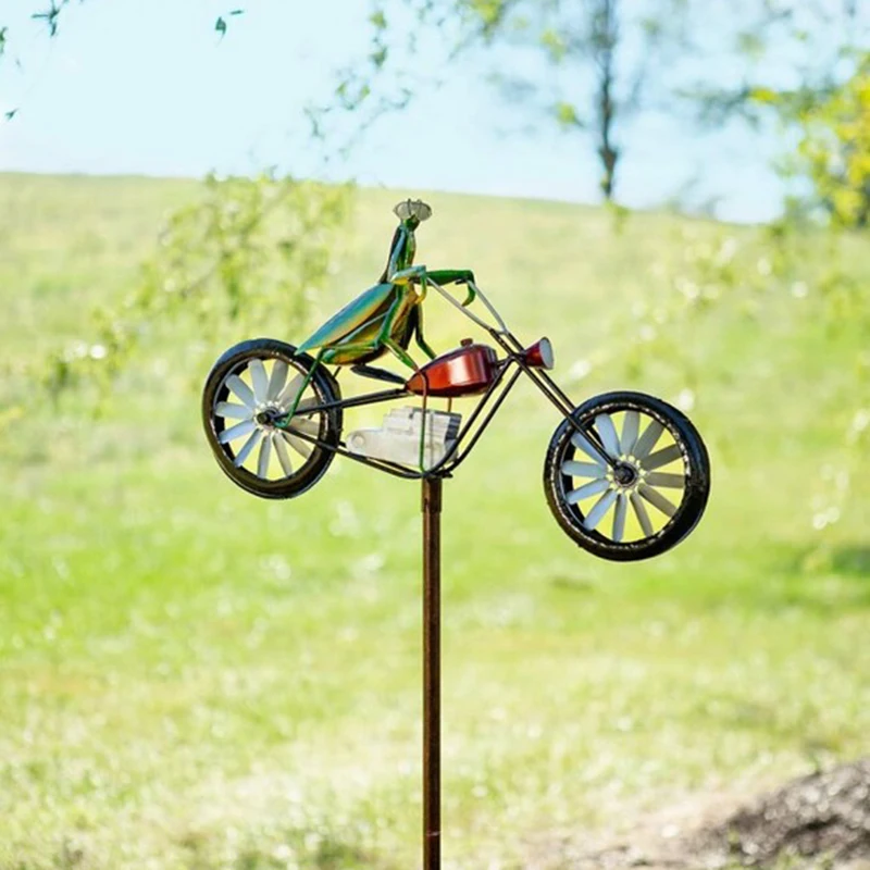 Vintage Bicycle Wind Spinner Metal Stake Frog Riding Motorcycle Animal Riding Windmill Decoration For Garden Yard Or Patio
Vintage Bicycle Wind Spinner Metal Stake Frog Riding Motorcycle Animal Riding Windmill Decoration For Garden Yard Or Patio