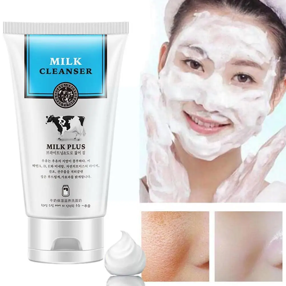 100g Moisturizing and nourishing cleanser Milk Face Deep Marks Anti-Spots Wash Face Wash Whitening Moisturizing Clean D4Q3
100g Moisturizing and nourishing cleanser Milk Face Deep Marks Anti-Spots Wash Face Wash Whitening Moisturizing Clean D4Q3