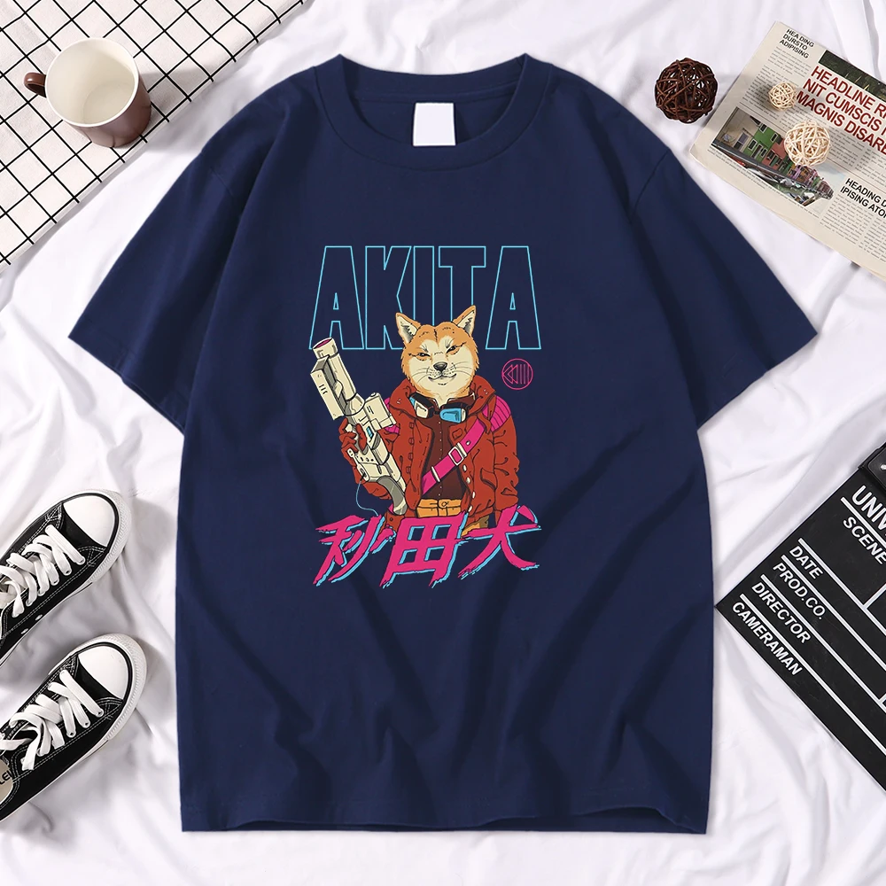 Creativity Cool Akita Printing Men T-Shirts Vintage Oversized Tshirts Simple High Quality Clothing Cool Oversize T-Shirt Man
Creativity Cool Akita Printing Men T-Shirts Vintage Oversized Tshirts Simple High Quality Clothing Cool Oversize T-Shirt Man