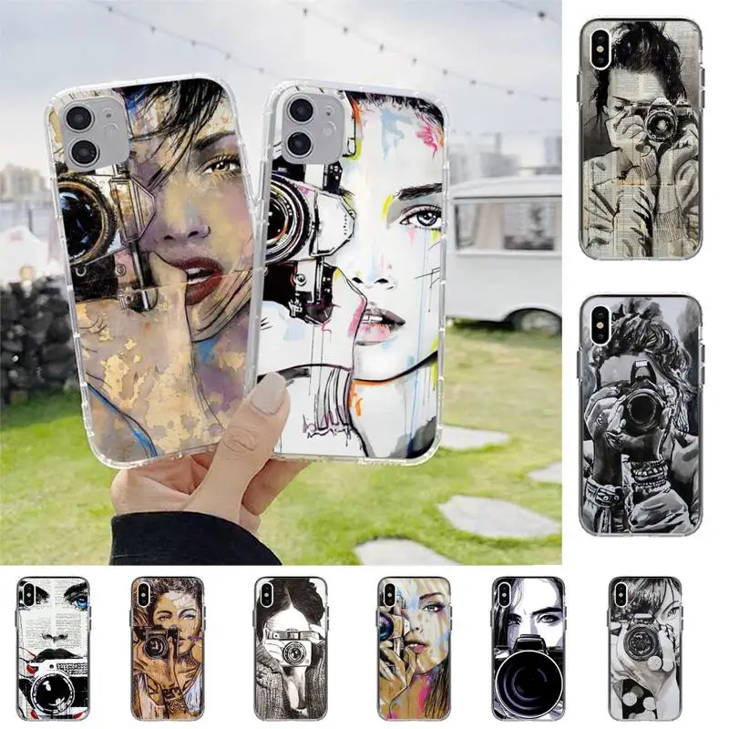 Retro Style Holding Camera Girl Phone Case For iPhone X XS MAX 6 6s 7 7plus 8 8Plus 5S SE 2020 XR 11 11pro max
Retro Style Holding Camera Girl Phone Case For iPhone X XS MAX 6 6s 7 7plus 8 8Plus 5S SE 2020 XR 11 11pro max