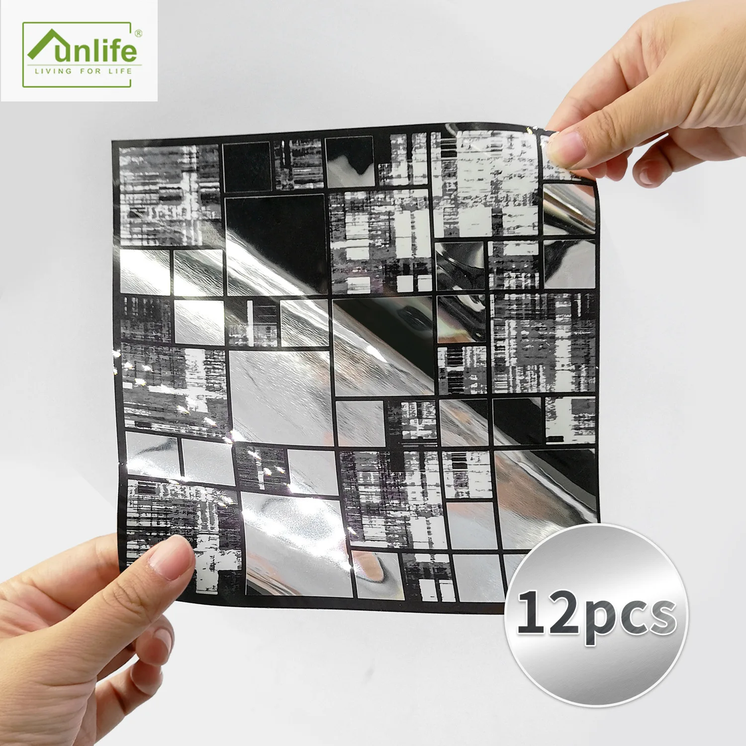15x15cmx12pcs Modern Weaving Mosai Chrome Self Adhesive Tile Wall Sticker Epoxy Bathroom Kitchen Home Oil-Proof Waterproof Decor
15x15cmx12pcs Modern Weaving Mosai Chrome Self Adhesive Tile Wall Sticker Epoxy Bathroom Kitchen Home Oil-Proof Waterproof Decor