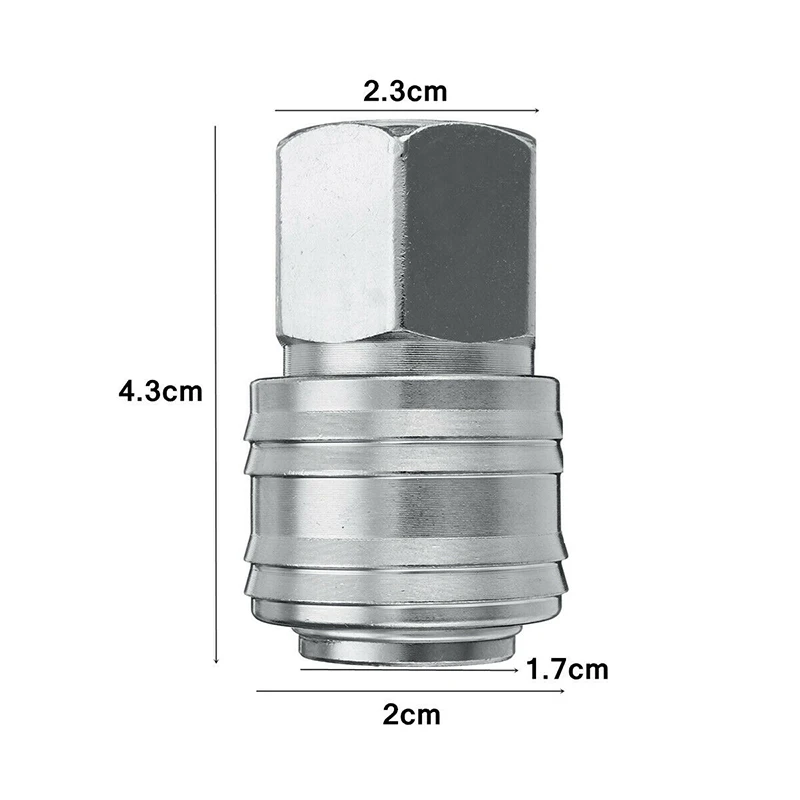 10PCS/set Euro Compressor Air Line Coupler Connector Fitting 1/4 BSP Connect Release Tool Set
10PCS/set Euro Compressor Air Line Coupler Connector Fitting 1/4 BSP Connect Release Tool Set