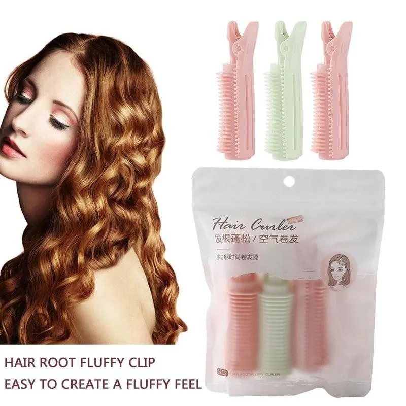 Professional 3pc Curler Hairdressing Tool Diy Natural Styling Care Fluffy Hair Clip Hair Hair Roller Hair Root Roller S0V9
Professional 3pc Curler Hairdressing Tool Diy Natural Styling Care Fluffy Hair Clip Hair Hair Roller Hair Root Roller S0V9