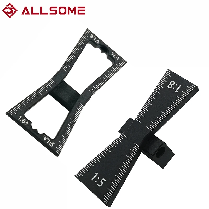 ALLSOME деревообрабатывающий маркер ласточкин хвост 1:5/1:6/1:7/1:8 манометр для соединения дерева со шкалой направляющий ласточкин хвост полностью... 
ALLSOME деревообрабатывающий маркер ласточкин хвост 1:5/1:6/1:7/1:8 манометр для соединения дерева со шкалой направляющий ласточкин хвост полностью...