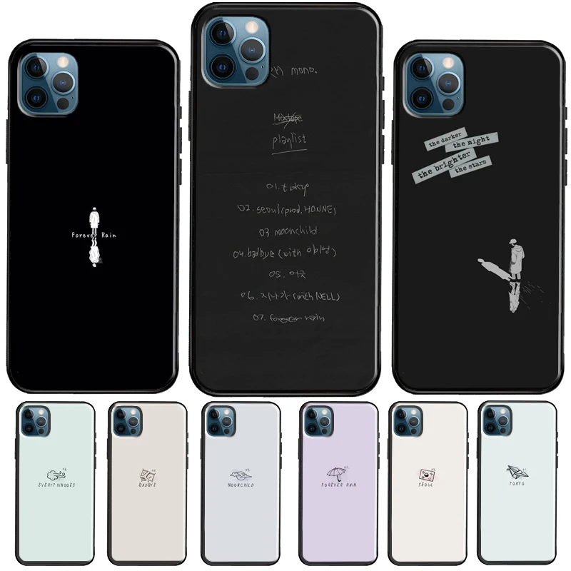 Чехол RM Mono Forever Rain для iPhone 12 mini 11 Pro Max XR X XS 6S 7 8 Plus SE 2020|Бамперы| |