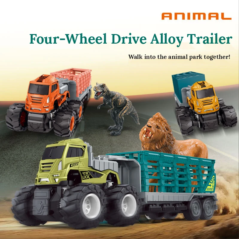 Kids Alloy Tractor Car With Dinosaur Action Figures Vehicle Play Educational Early Learning Toys For Boys Birthdays Gifts
Kids Alloy Tractor Car With Dinosaur Action Figures Vehicle Play Educational Early Learning Toys For Boys Birthdays Gifts