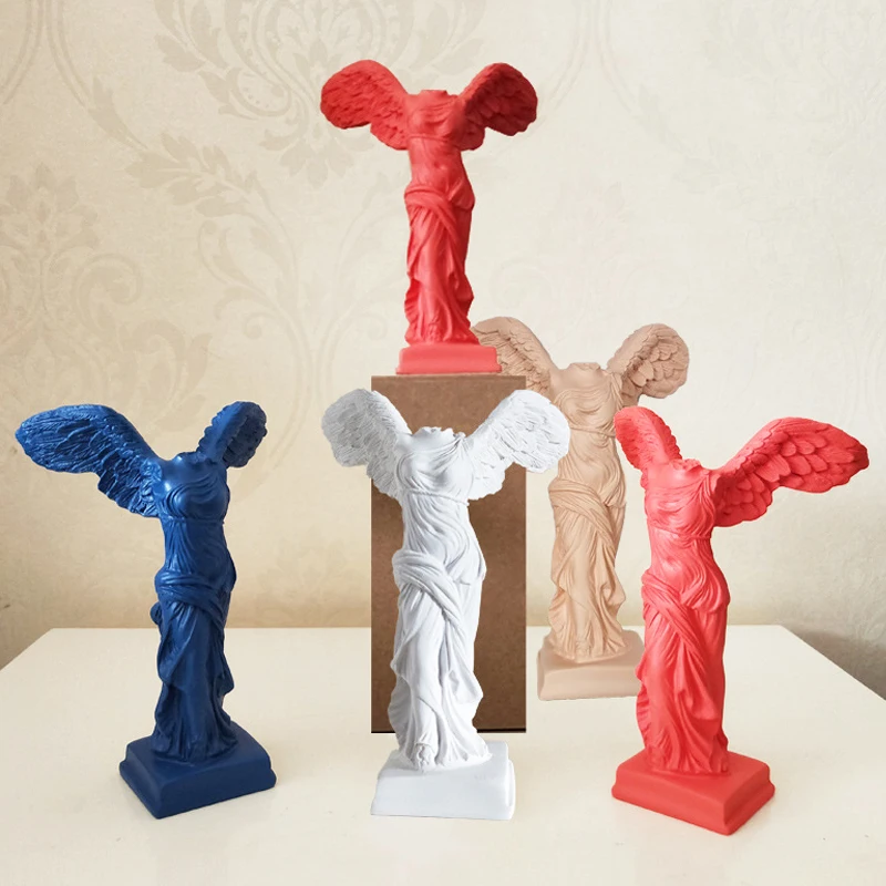 Greek Mythology Resin Figurine Roman Wing Goddess Victory Statuette Retro Ornaments Home Living Room Office Desk Decoration Gift
Greek Mythology Resin Figurine Roman Wing Goddess Victory Statuette Retro Ornaments Home Living Room Office Desk Decoration Gift