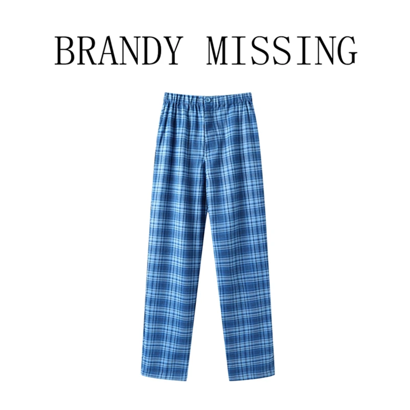 Oversize Girls Vintage High Waist Pants 2022 Spring-autumn Fashion Ladies Casual Women Blue Grid Straight Trousers
Oversize Girls Vintage High Waist Pants 2022 Spring-autumn Fashion Ladies Casual Women Blue Grid Straight Trousers