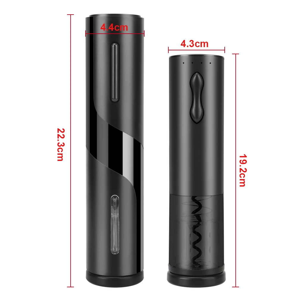 USB Rechargeable Wine Corkscrew Automatic Wine Bottle Opener With Foil Cutte Electric Jar Wine Opener Bar Tools Accessories
USB Rechargeable Wine Corkscrew Automatic Wine Bottle Opener With Foil Cutte Electric Jar Wine Opener Bar Tools Accessories