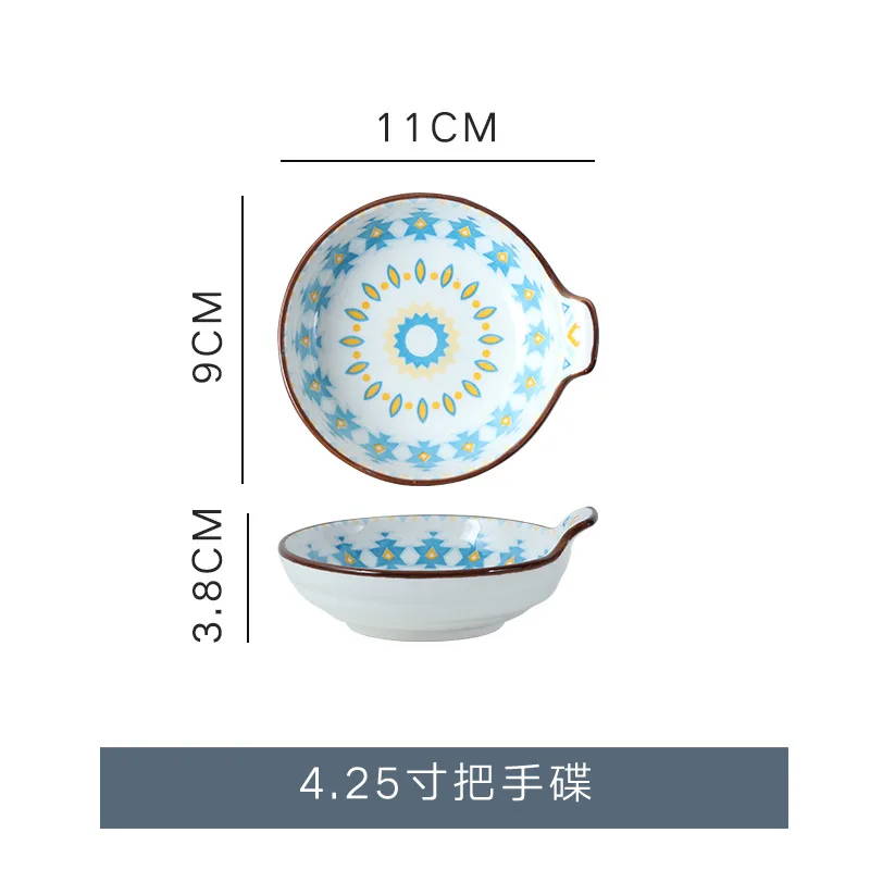 New Arrival 6PCS Bohemian Ceramic Seasoning Dish UnderGlaze Ceramic Saucer Dish Porcelain Household Tableware Sushi Snack Dish
New Arrival 6PCS Bohemian Ceramic Seasoning Dish UnderGlaze Ceramic Saucer Dish Porcelain Household Tableware Sushi Snack Dish