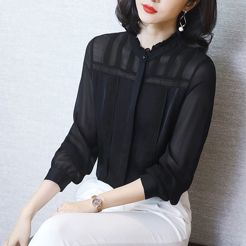 Women's Spring Summer Style Lace Blouses Shirt Long Sleeve Elegant Lace Casual Tops fashion Women's Solid Color O-neck Button
Women's Spring Summer Style Lace Blouses Shirt Long Sleeve Elegant Lace Casual Tops fashion Women's Solid Color O-neck Button