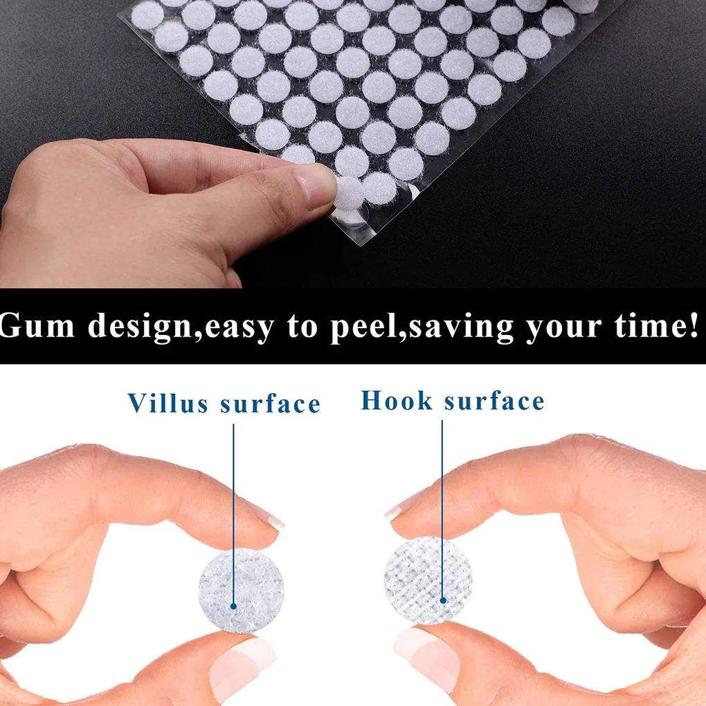 500 Pairs Self-adhesive Dots Tape Round Coins Sticky Dots Tape Mat Carpet Non-slip Fastener Coins
500 Pairs Self-adhesive Dots Tape Round Coins Sticky Dots Tape Mat Carpet Non-slip Fastener Coins