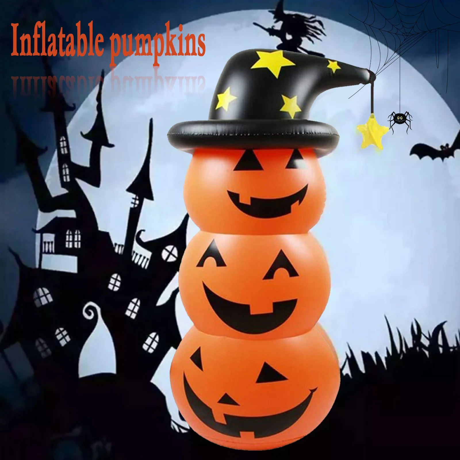 Pumpkin Ghost Roly-Poly Inflatable Tumbler Toys Water Flooding Easy to Clean Strong Durable Halloween Christma Outdoor Decor
Pumpkin Ghost Roly-Poly Inflatable Tumbler Toys Water Flooding Easy to Clean Strong Durable Halloween Christma Outdoor Decor
