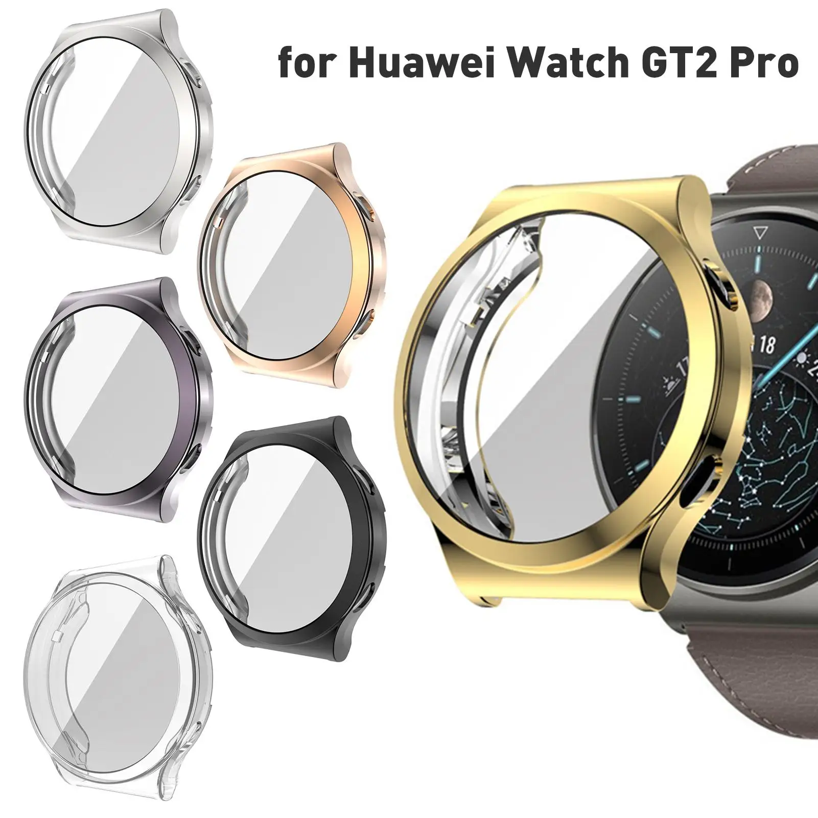 1PCS Soft Protect Cover for Huawei Watch GT2 Pro 46mm Case TPU Bumper for Watch GT 2 Pro Cover Protector Frame Accessorie
1PCS Soft Protect Cover for Huawei Watch GT2 Pro 46mm Case TPU Bumper for Watch GT 2 Pro Cover Protector Frame Accessorie