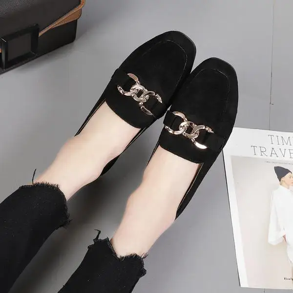 Flat Black Shoes For Women Women's Moccasins Shallow Mouth Female Footwear Modis Casual Sneaker All-Match Slip-on Square Toe
Flat Black Shoes For Women Women's Moccasins Shallow Mouth Female Footwear Modis Casual Sneaker All-Match Slip-on Square Toe