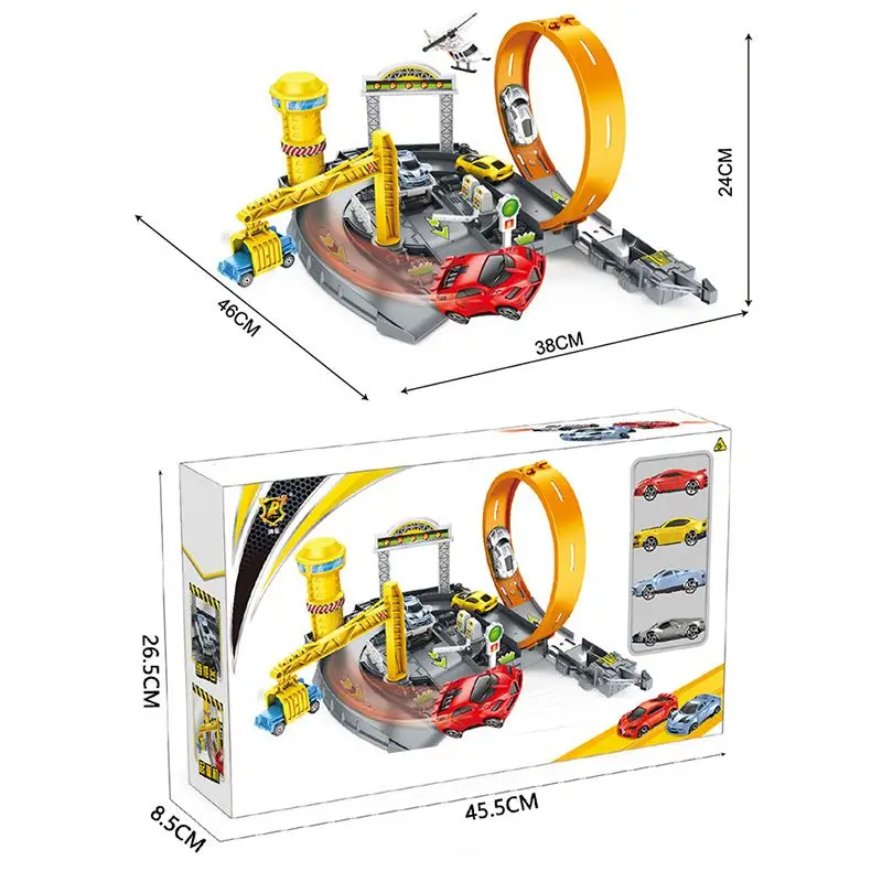 4 Cars Magic Track Car Road Racing Track Toy Car Set Ejection Mobile Garage Parking Toys hot toys Gift for Kids Boy
4 Cars Magic Track Car Road Racing Track Toy Car Set Ejection Mobile Garage Parking Toys hot toys Gift for Kids Boy