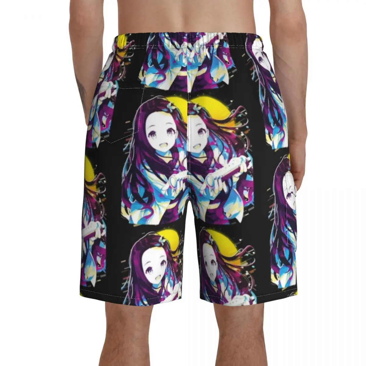Nezuko Board Shorts Polyester Swimming Trunks Bathing Pattern Men Swim Trunks 
Nezuko Board Shorts Polyester Swimming Trunks Bathing Pattern Men Swim Trunks