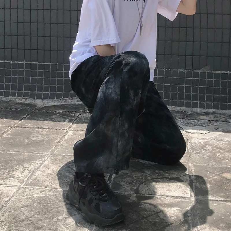 KOSAHIKI Tie Dye Loose Streetwear Women Men Sweatpants Hip-hop Harajuku Wide Leg Pants Casual Elastic High Waist Joggers 11a215
KOSAHIKI Tie Dye Loose Streetwear Women Men Sweatpants Hip-hop Harajuku Wide Leg Pants Casual Elastic High Waist Joggers 11a215