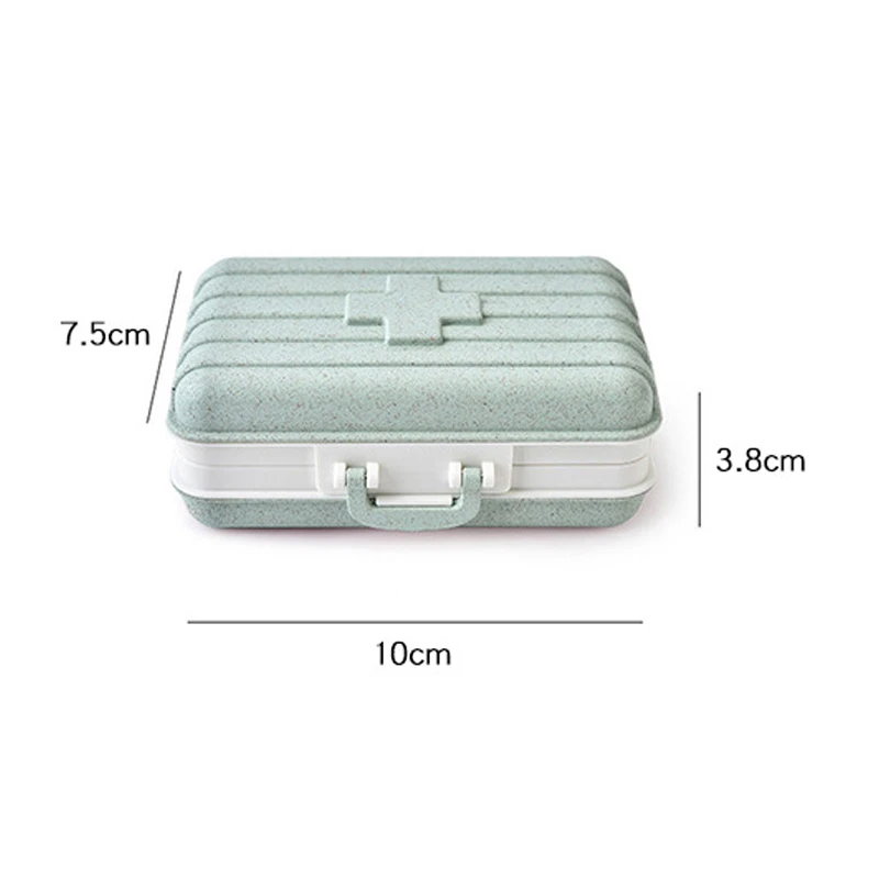 Mini Double Pill Box Wheat Straw Material Medicine Storage Dispenser Portable Travel Pill Box Household 6 Grid Pill Storage Box
Mini Double Pill Box Wheat Straw Material Medicine Storage Dispenser Portable Travel Pill Box Household 6 Grid Pill Storage Box