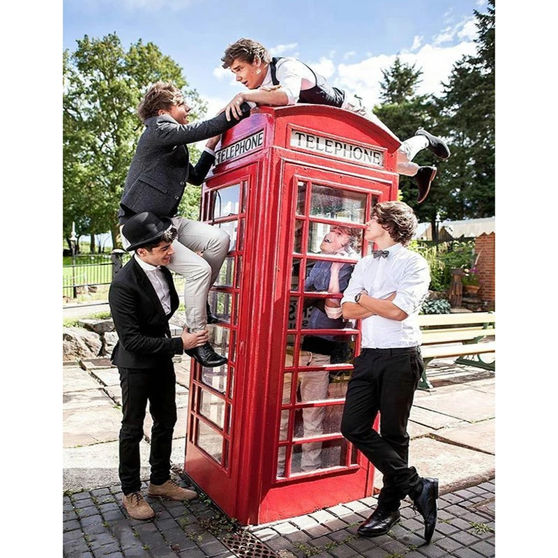 DIY Painting By Numbers Telephone Booth Oil Coloring By Numbers Men Wall Art Canvas Picture Hand Painted Home Decoration 40x50cm
DIY Painting By Numbers Telephone Booth Oil Coloring By Numbers Men Wall Art Canvas Picture Hand Painted Home Decoration 40x50cm