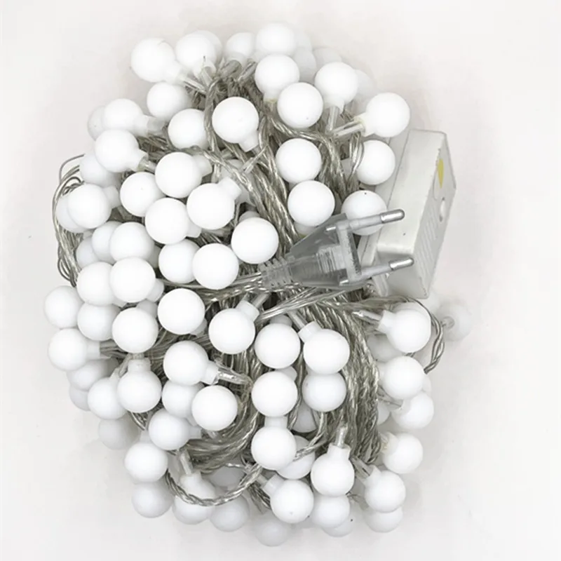 2021NEW 5M 10M 20M 30M 50M Garland LED Ball String Light Christmas Bulb Fairy String Decorative Lights for Home Wedding Party
2021NEW 5M 10M 20M 30M 50M Garland LED Ball String Light Christmas Bulb Fairy String Decorative Lights for Home Wedding Party