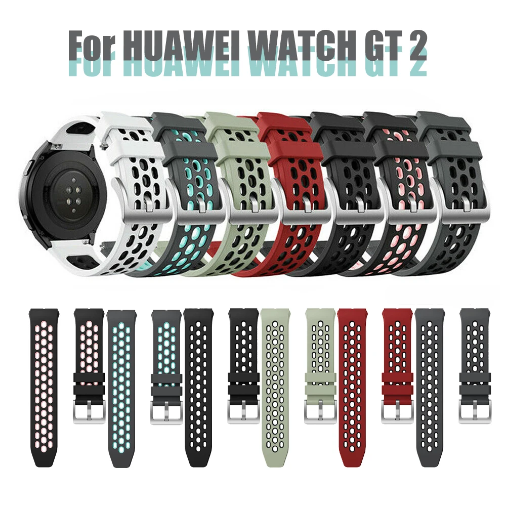 Sports Strap Two-Color Silicone Stainless Steel Pin Buckle Suitable For Huawei Watch GT 2e Replacement Wristband 22mm
Sports Strap Two-Color Silicone Stainless Steel Pin Buckle Suitable For Huawei Watch GT 2e Replacement Wristband 22mm