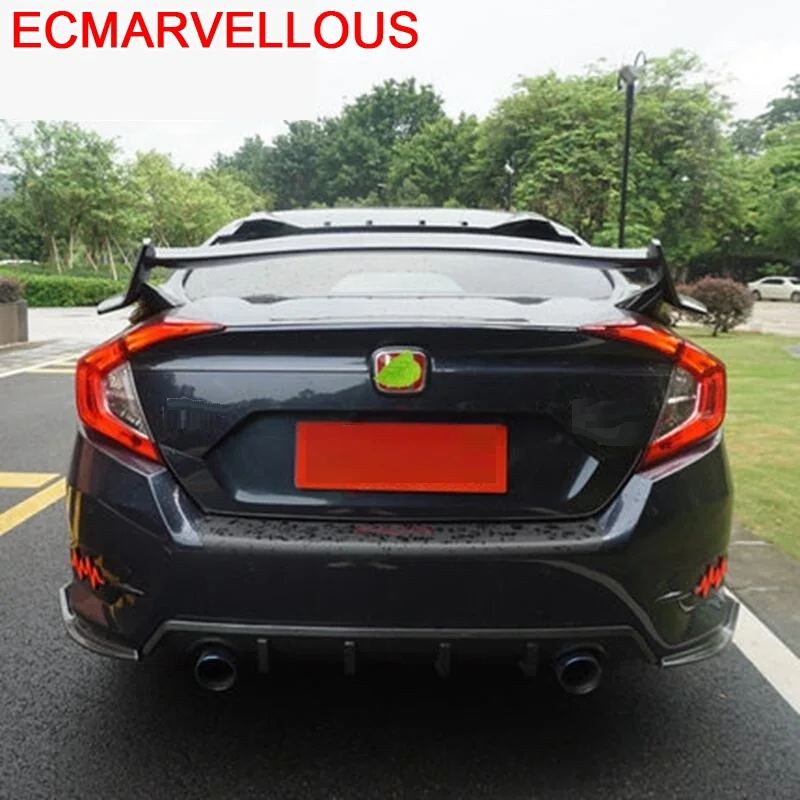 

Protecter Accessory Accessories Aileron Voiture Rear Tuning Aleron Trasero Auto Roof Car Wing Spoiler 2019 FOR Honda Civic
