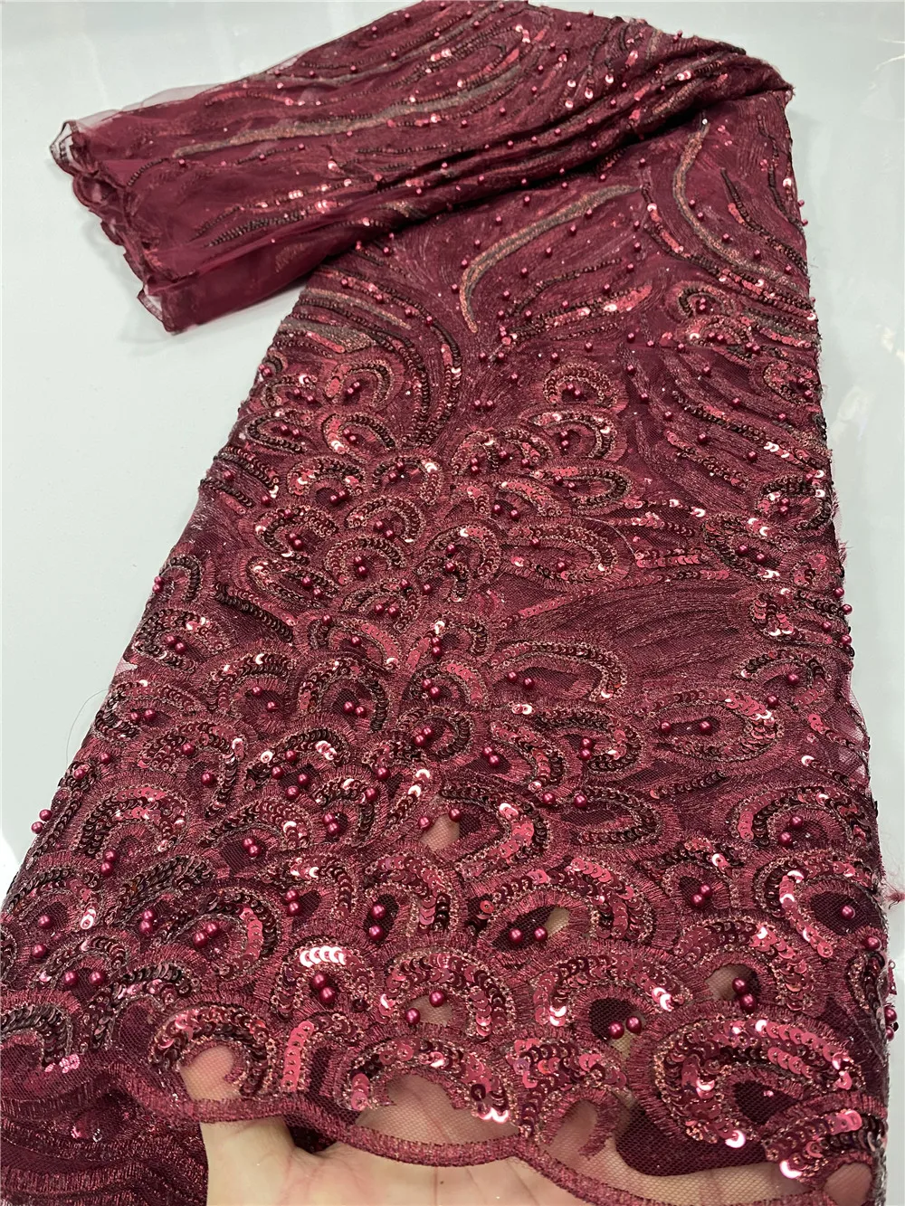 Африканская кружевная ткань вышитое кружево в нигерийском стиле Fabric 2020, высококачественное кружево, французская Тюлевая кружевная ткань д...
Африканская кружевная ткань вышитое кружево в нигерийском стиле Fabric 2020, высококачественное кружево, французская Тюлевая кружевная ткань д...