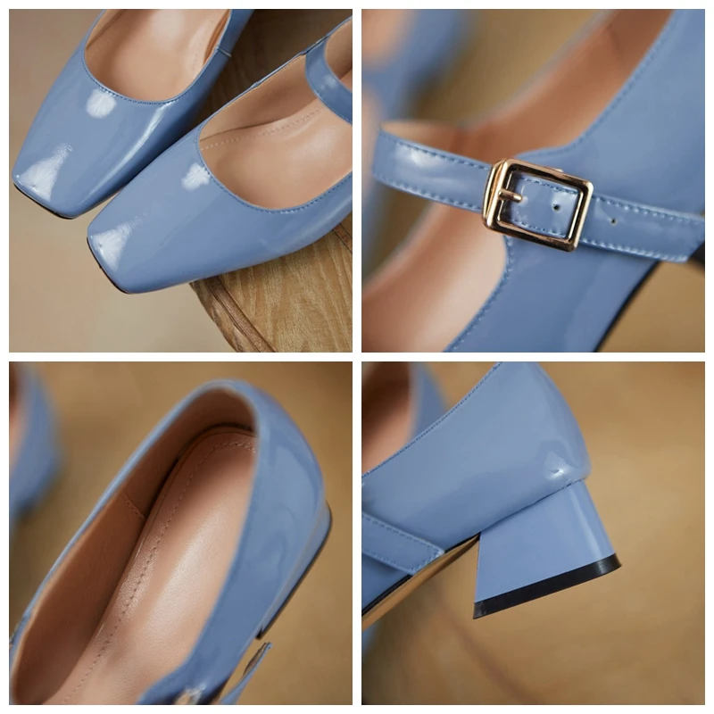 ORCHA LISA New 2021 Women Pumps Square Toe 3.5cm Block Heels Genuine Leather Buckle Classic Soft Comfy Size 40 Date Casual B2501
ORCHA LISA New 2021 Women Pumps Square Toe 3.5cm Block Heels Genuine Leather Buckle Classic Soft Comfy Size 40 Date Casual B2501