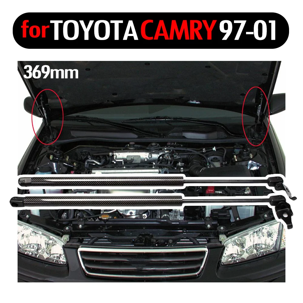 2 шт. пружинные стойки для Toyota Camry 1997 1998 1999 2000 2001 14 53|lift support|lift strutslift gas spring |