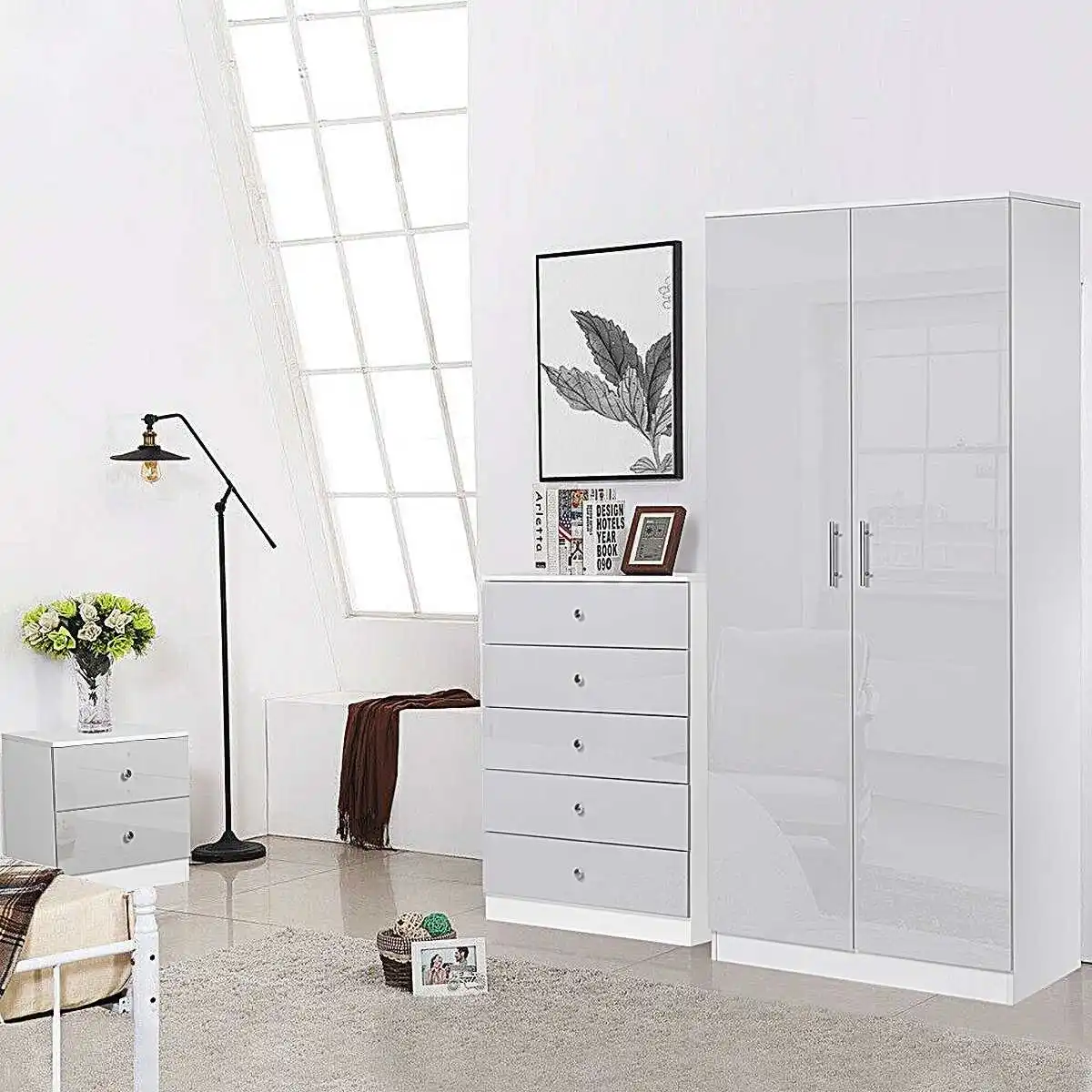 Living Room Furniture Wardrobe Nightstand Modern Bed Side Table Living Room Cabinet Storage Organizer High Gloss muebles 3 types
Living Room Furniture Wardrobe Nightstand Modern Bed Side Table Living Room Cabinet Storage Organizer High Gloss muebles 3 types