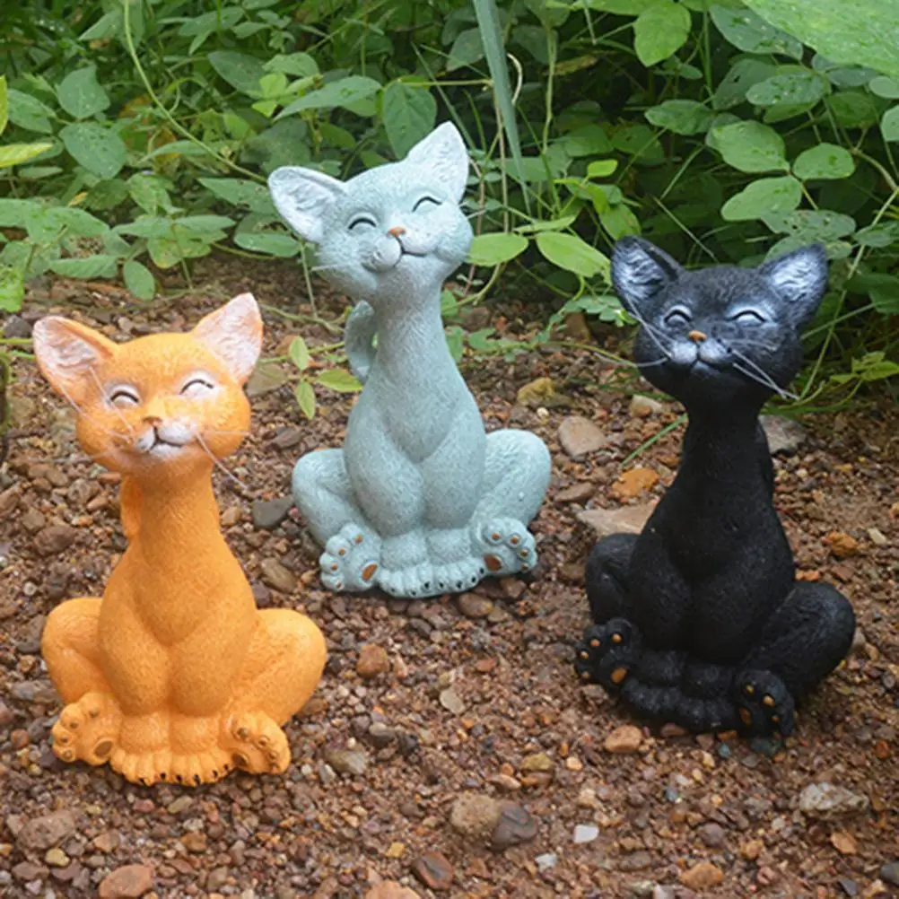 Creative Cat Sitting Figurine Cat Animal Statue Resin Crafts Decoration Early Educational Figurine Ornaments
Creative Cat Sitting Figurine Cat Animal Statue Resin Crafts Decoration Early Educational Figurine Ornaments