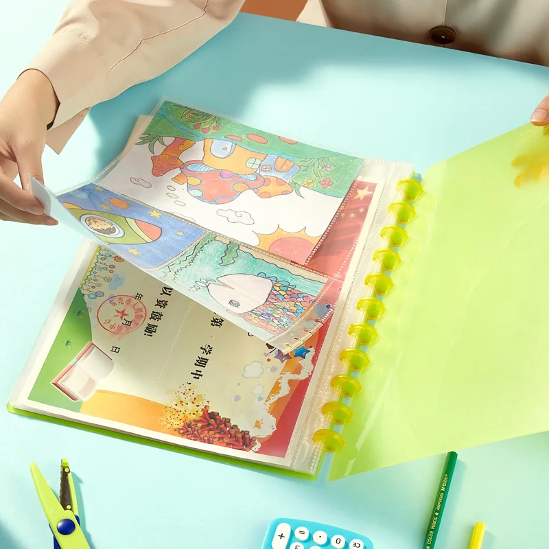 A5 25Pages/Bag Booklet with Mushroom Hole Folder Binding for Interactive Manual Transparent PP Materials File Folder Accessories
A5 25Pages/Bag Booklet with Mushroom Hole Folder Binding for Interactive Manual Transparent PP Materials File Folder Accessories