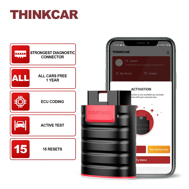 Thinkdiag Professional Diagnostic Tool Bluetooth Connection OBD2 Scanner OBD 2 Code Reader ECU Coding Easydiag Muti-language
Thinkdiag Professional Diagnostic Tool Bluetooth Connection OBD2 Scanner OBD 2 Code Reader ECU Coding Easydiag Muti-language