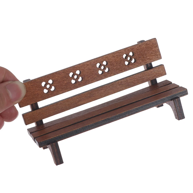 1:12 Dollhouse Miniature Wooden Bench Chair Park Chair Armchair Doll House Decor
1:12 Dollhouse Miniature Wooden Bench Chair Park Chair Armchair Doll House Decor