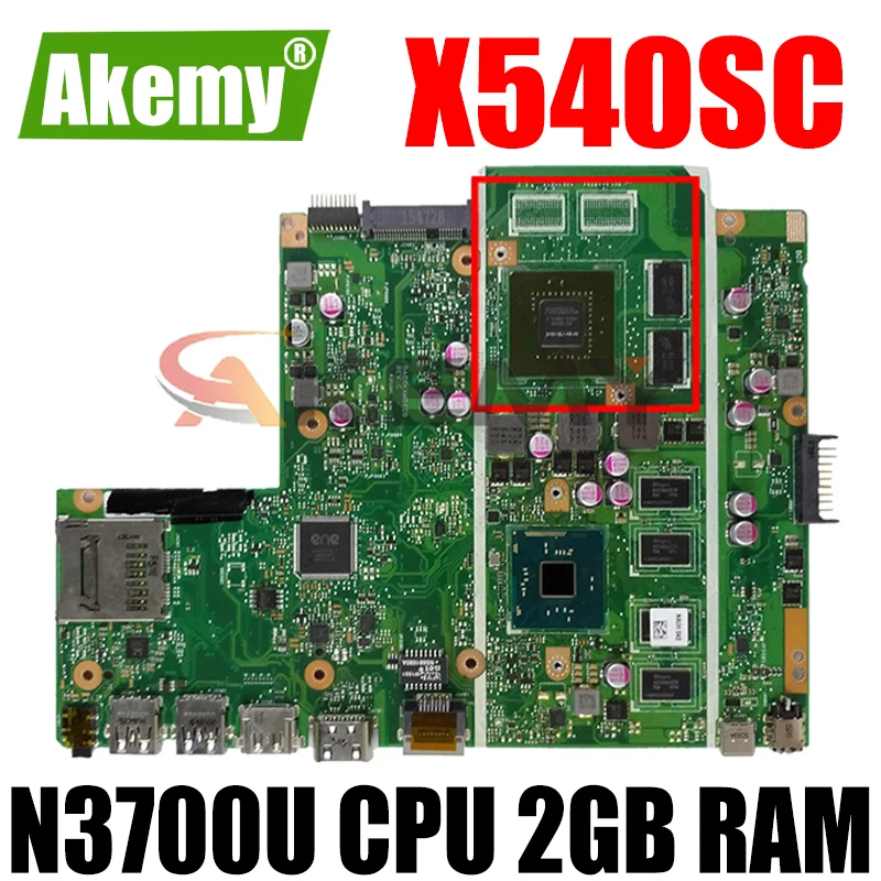 Akemy X540SC For Asus X540SC D540S X540S X540 Laotop Mainboard X540SC Motherboard W/ N3700U CPU 2GB RAM
Akemy X540SC For Asus X540SC D540S X540S X540 Laotop Mainboard X540SC Motherboard W/ N3700U CPU 2GB RAM