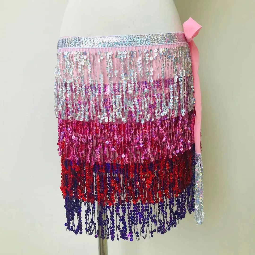 Sexy Women Belly Dance Waist Chain New Hip Scarf Skirt Indian Dance Belt Sequins Tassel Waist Scarf Oriental Dance Accessories
Sexy Women Belly Dance Waist Chain New Hip Scarf Skirt Indian Dance Belt Sequins Tassel Waist Scarf Oriental Dance Accessories