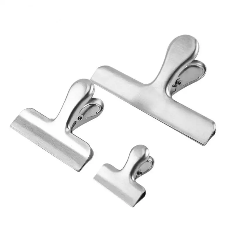 430 Stainless Steel Powerful Sealing Clip Folder T Shape Fresh-keeping And Moisture-proof Food Clip Garment Clips
430 Stainless Steel Powerful Sealing Clip Folder T Shape Fresh-keeping And Moisture-proof Food Clip Garment Clips