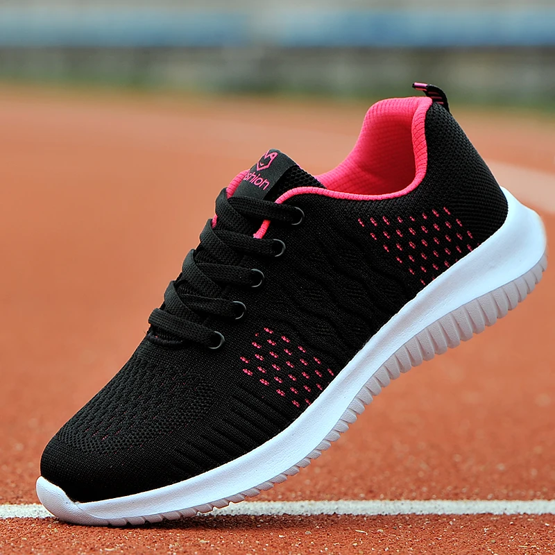 Women Casual Fashion Flat Shoes Breathable Walking Mesh Lace Up Sneakers 2020 Pink Black White Cinderella Shoes for Women
Women Casual Fashion Flat Shoes Breathable Walking Mesh Lace Up Sneakers 2020 Pink Black White Cinderella Shoes for Women