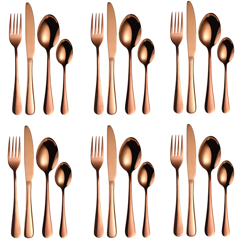 Rosegold Fork Spoon Knife Stainless Steel Cutlery Set Western Wedding Dinnerware Coffee Teaspoon Crockery Set Kitchen Dinner Set
Rosegold Fork Spoon Knife Stainless Steel Cutlery Set Western Wedding Dinnerware Coffee Teaspoon Crockery Set Kitchen Dinner Set
