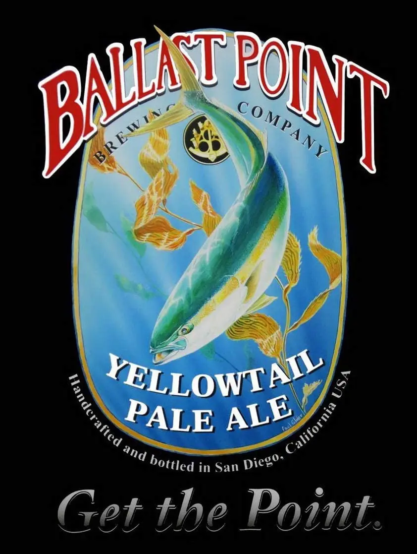 Ballast Point Yellowtail Pale Ale Bar Tavern Decorative Pub ES Novelty Parking Retro Metal Tin Sign Plaque Poster Wall Decor
Ballast Point Yellowtail Pale Ale Bar Tavern Decorative Pub ES Novelty Parking Retro Metal Tin Sign Plaque Poster Wall Decor