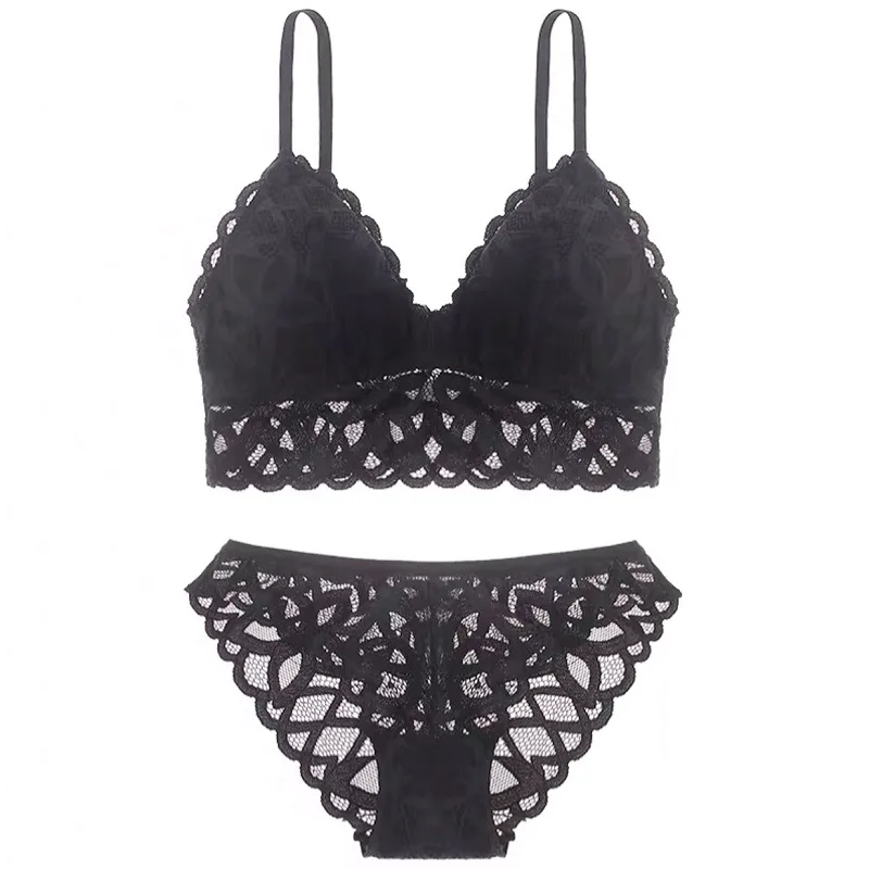 2021 New European And American Women's Sexy Lace Underwear Without Steel Rims Thin Suspender Back Triangle Cup Bra Setlingerie
2021 New European And American Women's Sexy Lace Underwear Without Steel Rims Thin Suspender Back Triangle Cup Bra Setlingerie