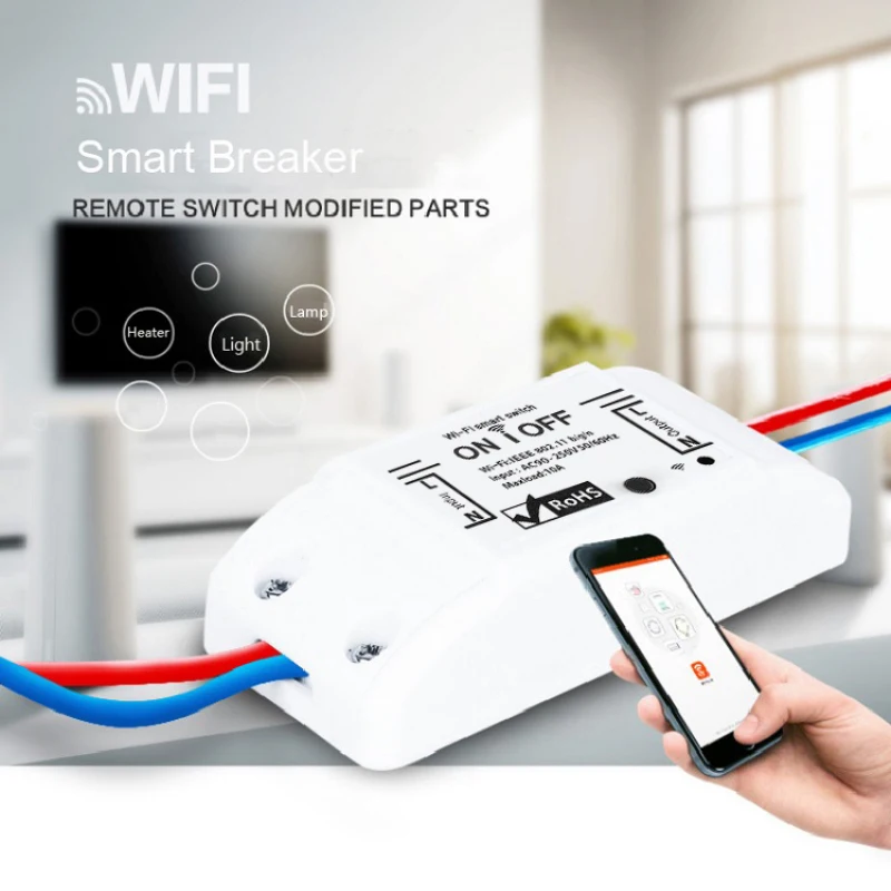 DIY WiFi Smart Light Switch Universal Breaker Timer Smart Life APP Wireless Remote Control Works with Alexa Google Home
DIY WiFi Smart Light Switch Universal Breaker Timer Smart Life APP Wireless Remote Control Works with Alexa Google Home